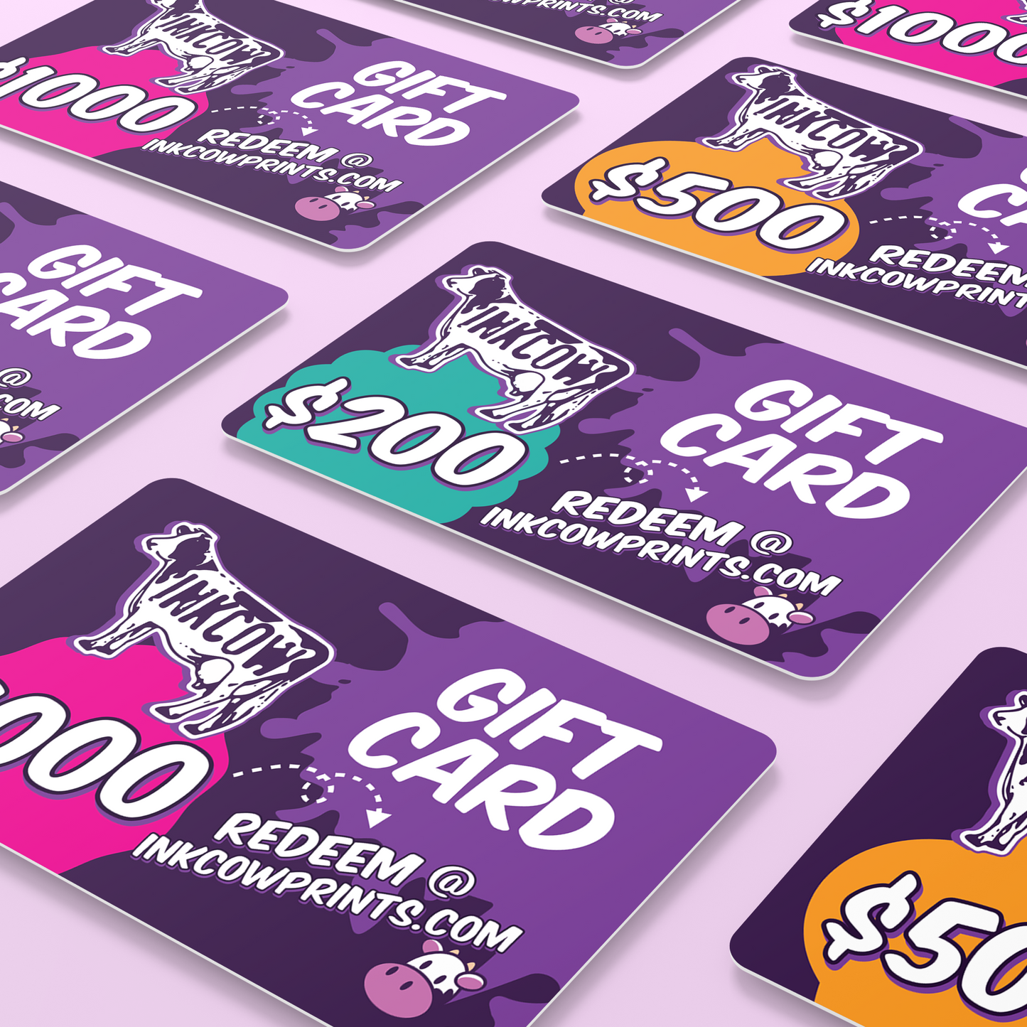 InkCowPrints Gift Card