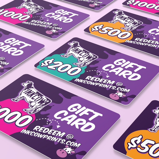 InkCowPrints Gift Card