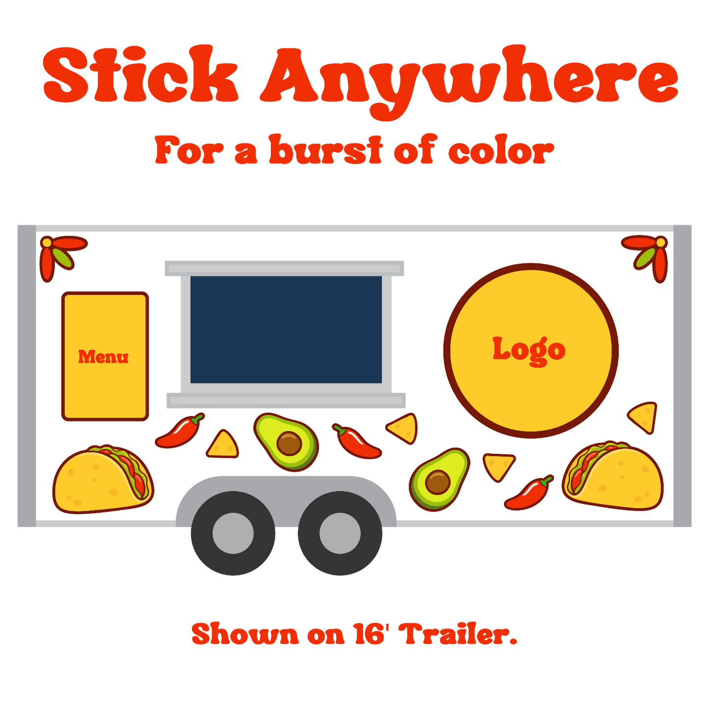 Taco Theme Decals