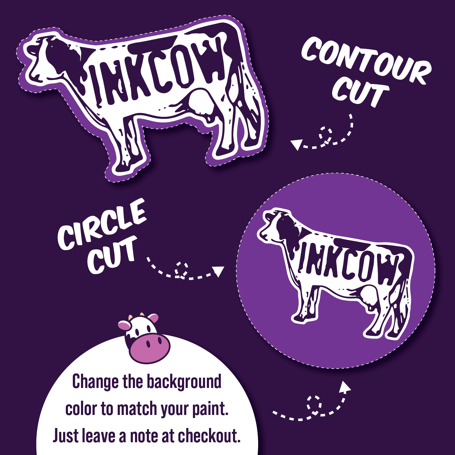 comparing contour vs circle cut decals