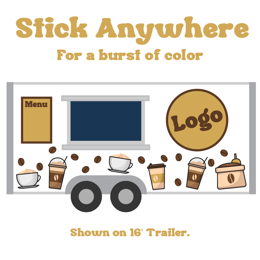 Coffee Theme Decals