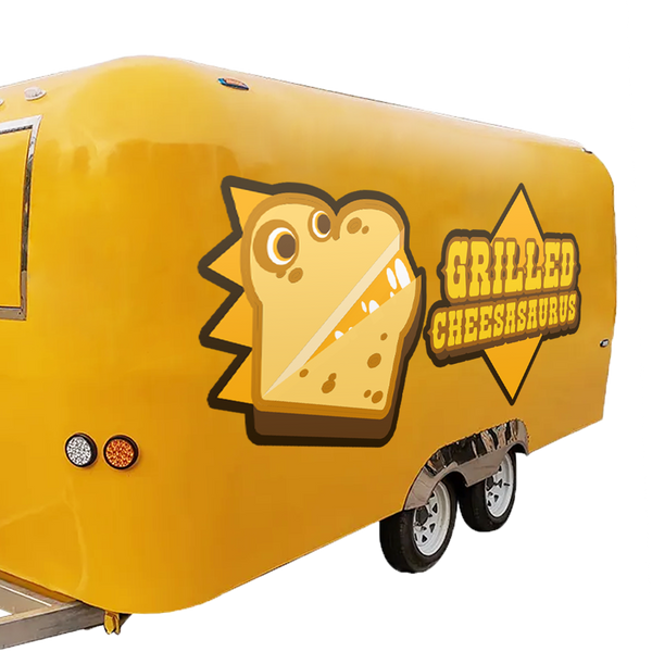 Mega Size Food Truck Logo Decal Pack